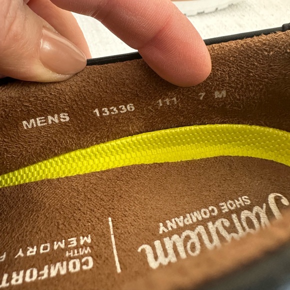 Florsheim Black Leather Memory Foam Comfortech Casual Loafers Men’s 7M - Picture 13 of 14